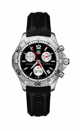 TAG Heuer Aquaracer 300M Quartz Chronograph 41 Stainless Steel / Black / Rubber